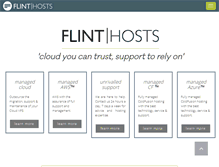 Tablet Screenshot of flinthosts.co.uk
